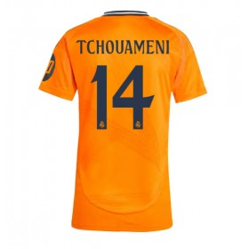 Real Madrid Aurelien Tchouameni #14 Borta Kläder Dam 2024-25 Kortärmad